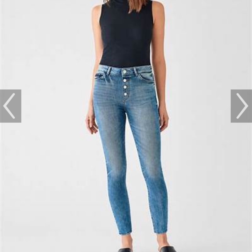 DL1961 farrow ankle high-rise instasculpt skinny jeans size 30